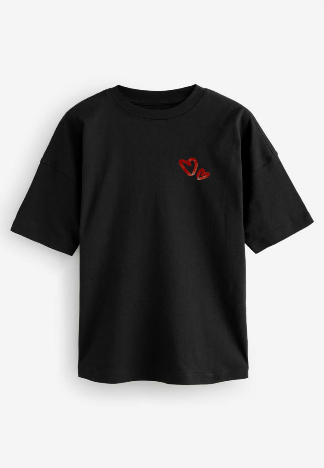 Heart & Vision" Backprint Tee – Limited Edition Streetwear