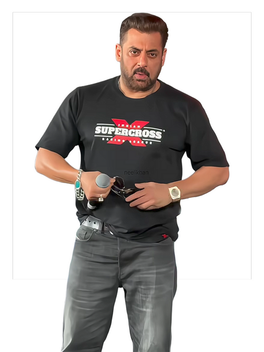 🏁 Indian Supercross Racing League T-Shirt – Ride the Dirt, Rule the TrackUnisex Oversized Standard T-Shirt